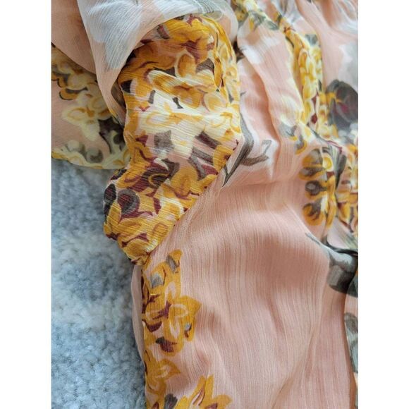 Anthropologie Amaranth Puff-Sleeved Mini Dress Not So Serious NWT Size XL - Picture 11 of 14